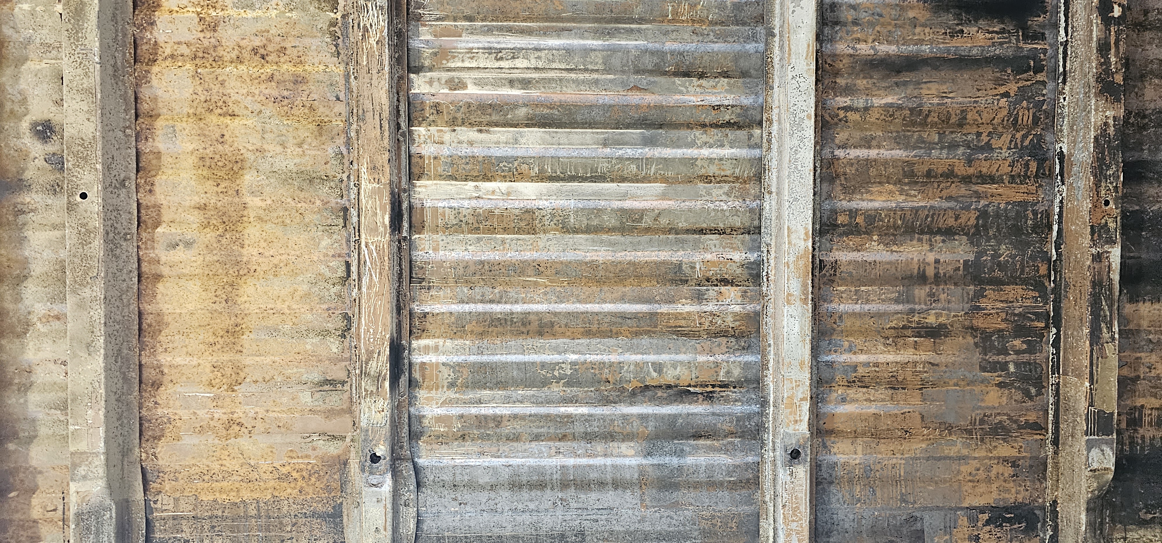 Truck box ready for paint